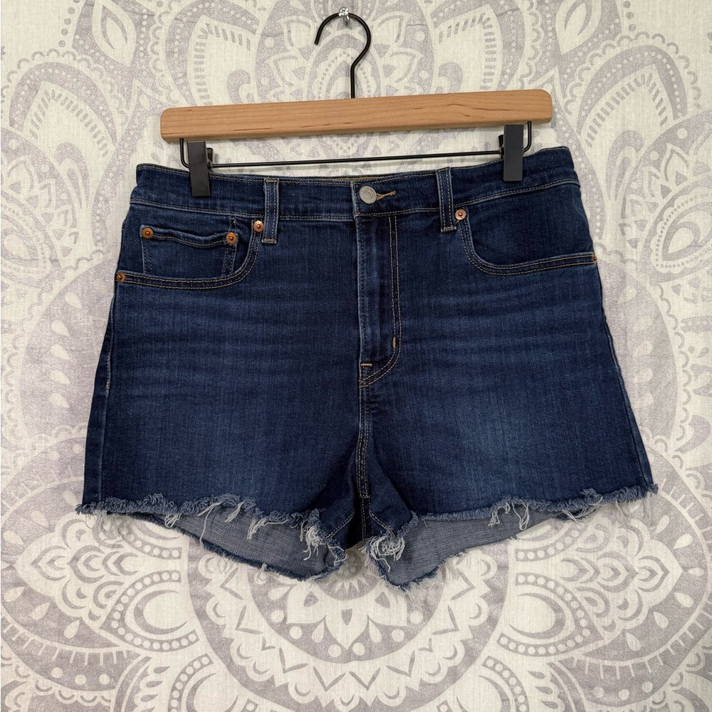 Nice $44 Levi’s Levis Cutoff Stretch Jean Shorts High Waisted Waisted Blue 31